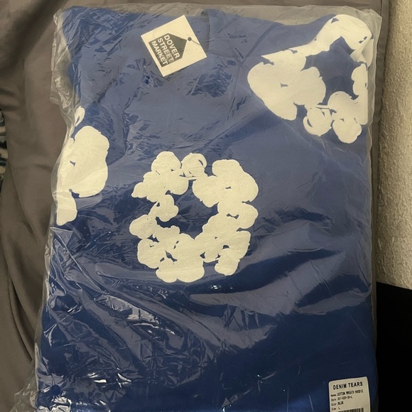 - Denim Tears Royal Blue Hoodie Size Large- $115 OBO- Fast Shipping (STEAL) - Picture 5 of 5